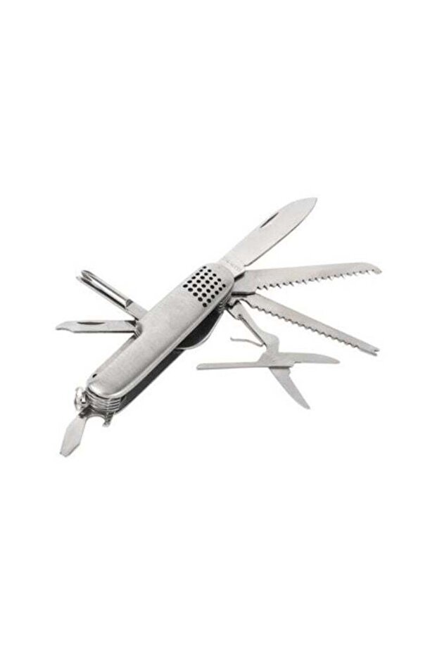 15-in-1 Pocket Knife EPSMT1582 | Stainless Steel Multi-Tool with Belt Pouch