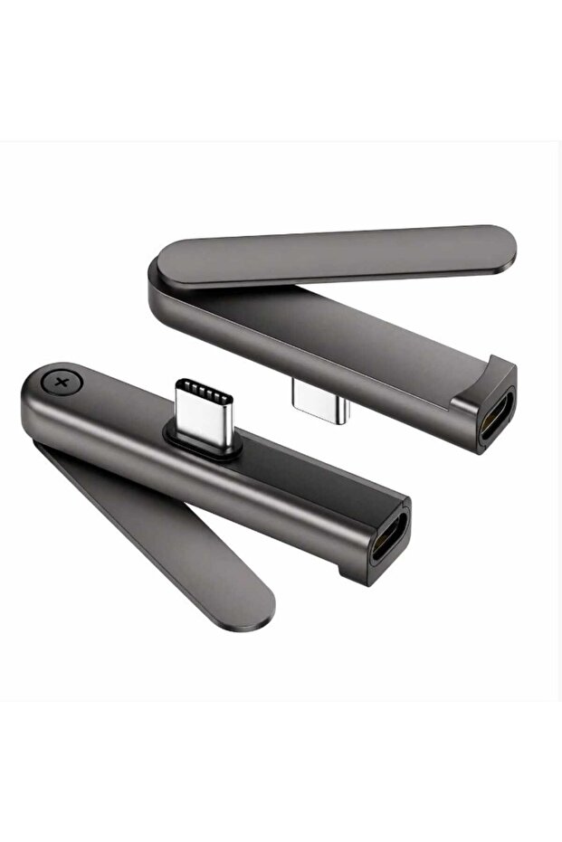 محول حامل هاتف قابل للطي بمنفذ USB-C