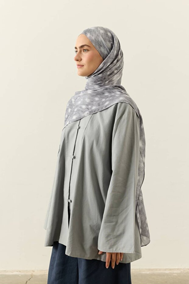 Melanj Bambi Pattern Vio Light Shawl