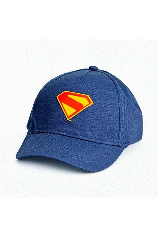 . Superman Kids Cap With 3D Embroidery Or Patch On Logo