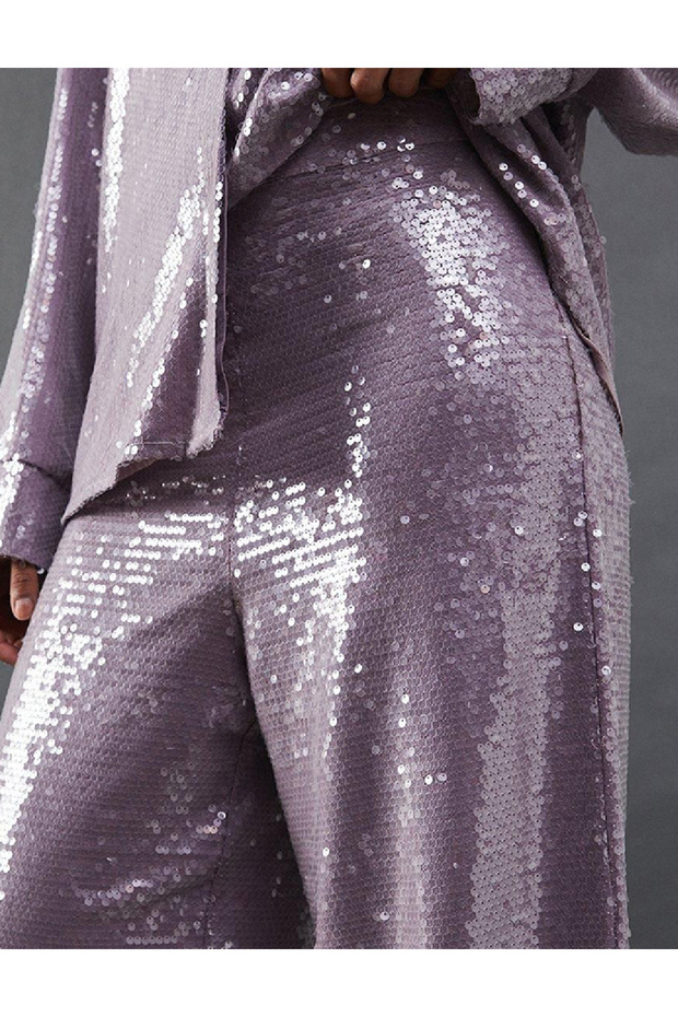 Pantaloni, mov - 2