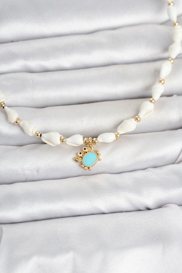 Natural Diz Kabuk Chain Ygeç Model Necklace