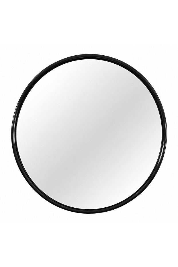 Radiant Round Mirror – Black