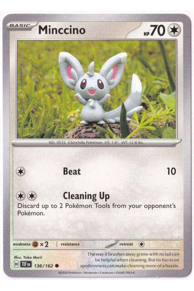 Minccino 136/162 - Temporal Forces - Kart (Mint)