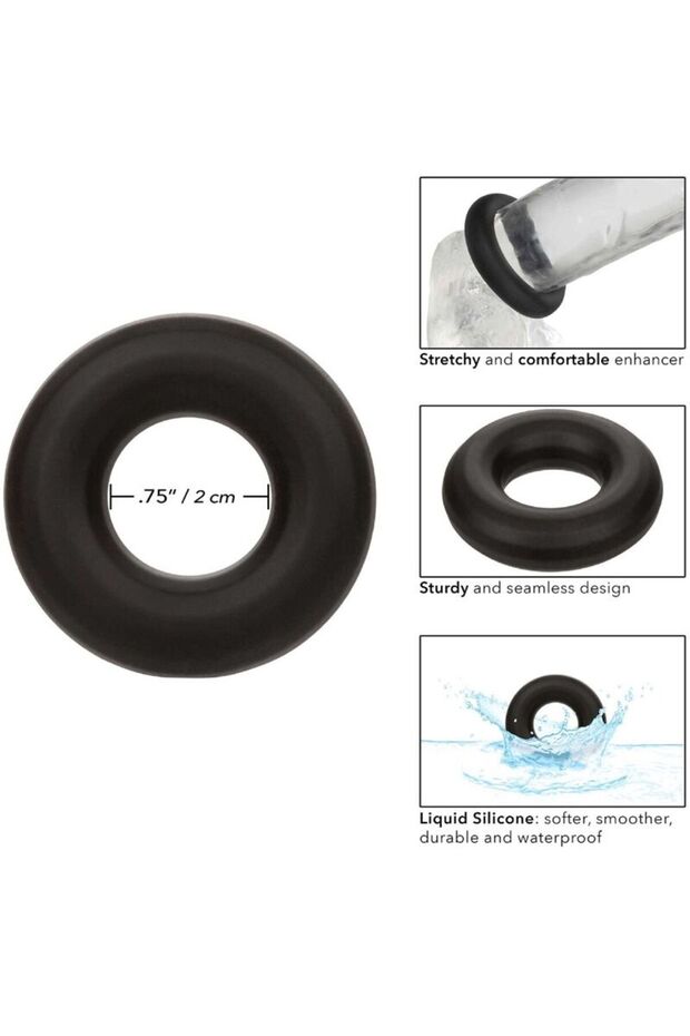 Inel Penis Alpha Prolong Medium Negru - 5
