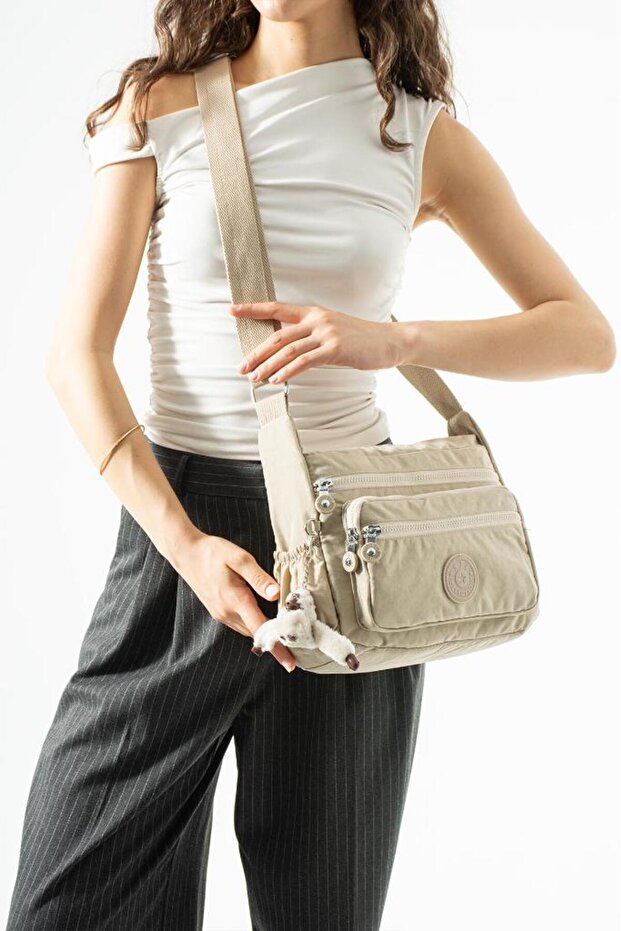 Klinkır Lightweight Rainproof Women's Messenger Bag Multi-Pocket 30*20 cm Shoulder Bag 571 Collection