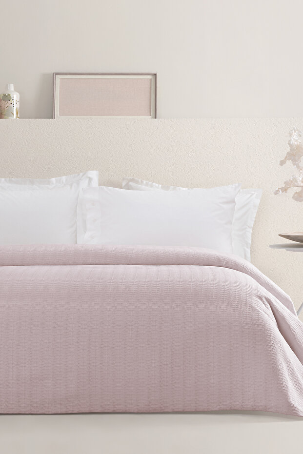 Braga 100% Cotton Double Pique - Powder