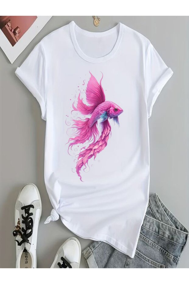 White Oversize Women's T-Shirt