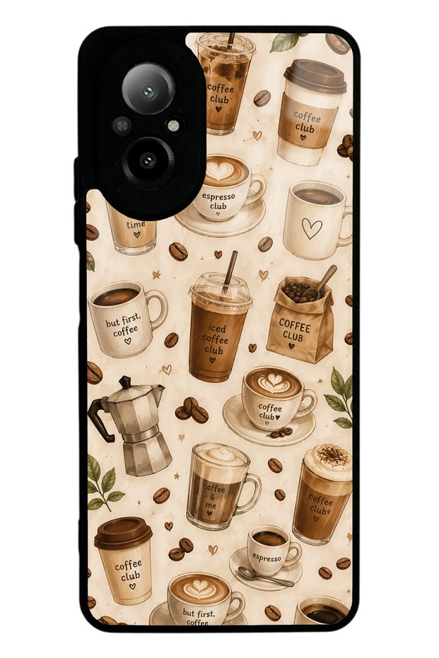 Realme 12 Lite Coffee Club Design Glossy Phone Case