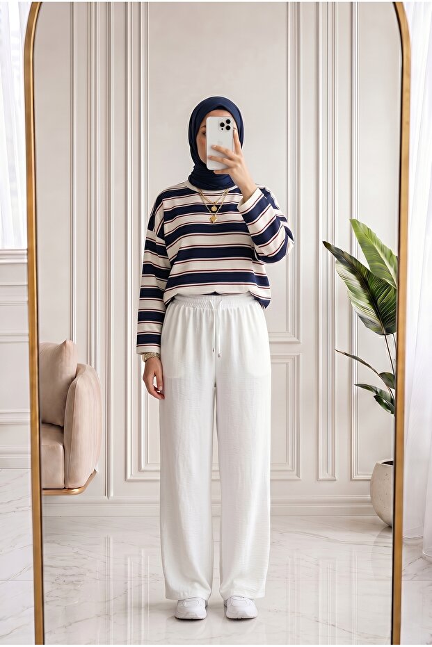 Vinista Aerobin Trousers-Mt8582 White