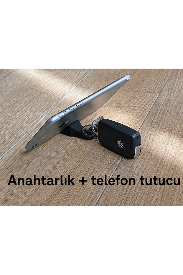 Car Keychain and Phone Stand Desktop Phone Holder Keychain
