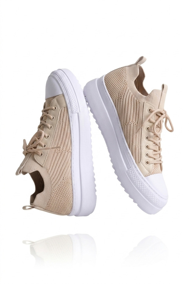 Zrc2601 Knitwear Premium Comfort Men's Shoes Beige