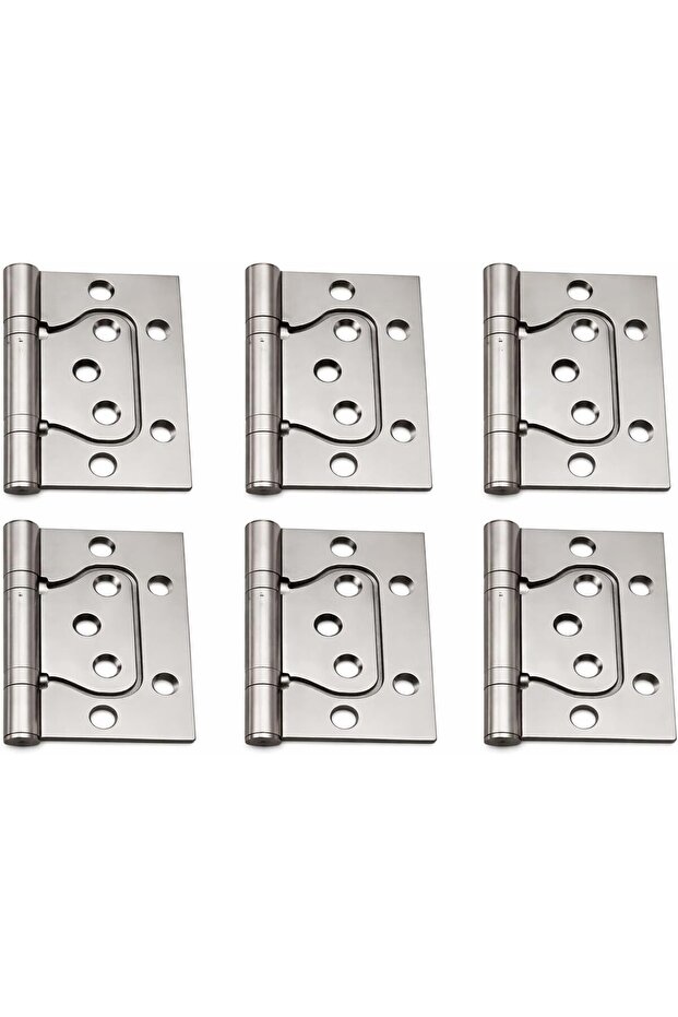 Stainless Steel Door Hinges, Satin Chrome Finish, Heavy Duty, Pack of 2