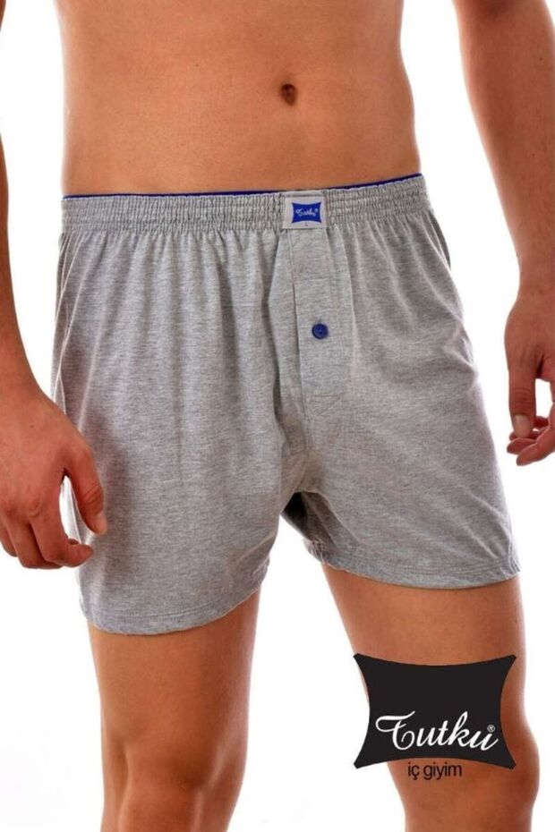 6-Pack Men's Combed Cotton Plain Boxers