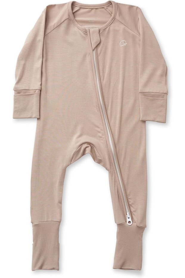 Organic Zipper Romper