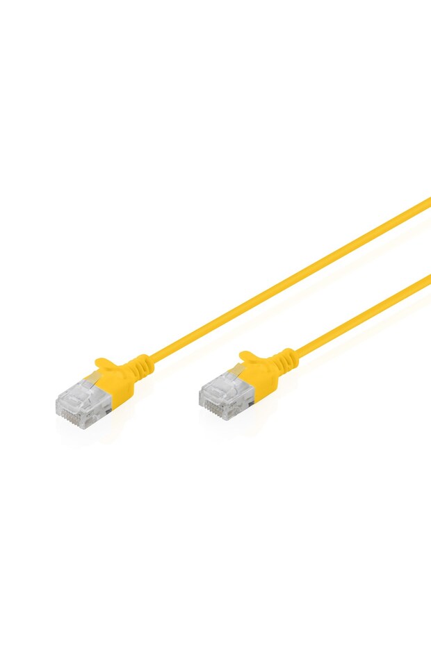 كابل بيانات رفيع عالي المرونة من نوع Slim CAT 6 U-UTP، نحاس، 1 متر