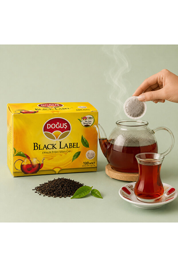 شاي دوغوش بلاك ليبل (عدد ١٠٠ )- Black Label (100'lü)