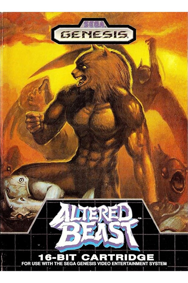 ملصق جداري لألعاب Altered Beast Sega Mega Drive Classics، ديكور غرفة ذاتي اللصق
