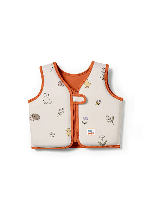 Little Forest Patterned Children's Swimming Vest