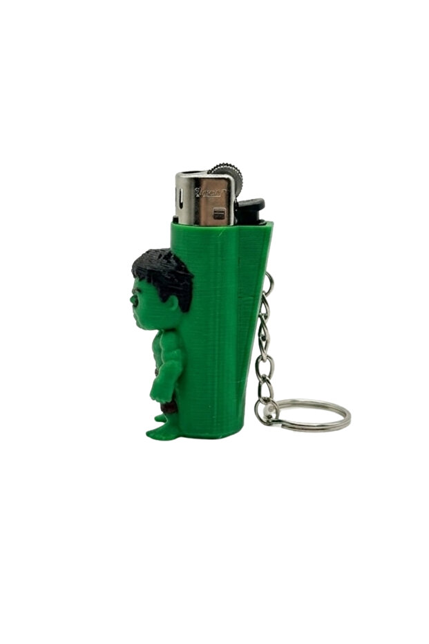 Figured Lighter Keychain Lighter Case Character Design Decorative Accessory