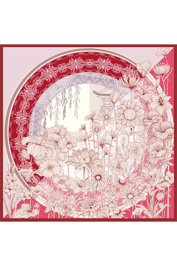 Silk Twill Scarf 2026 Avantgarde Series 100% Silk 90X90