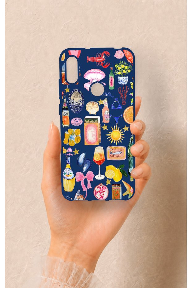 Huawei Y6 2019 Compatible Summer Patterned Silicone Case