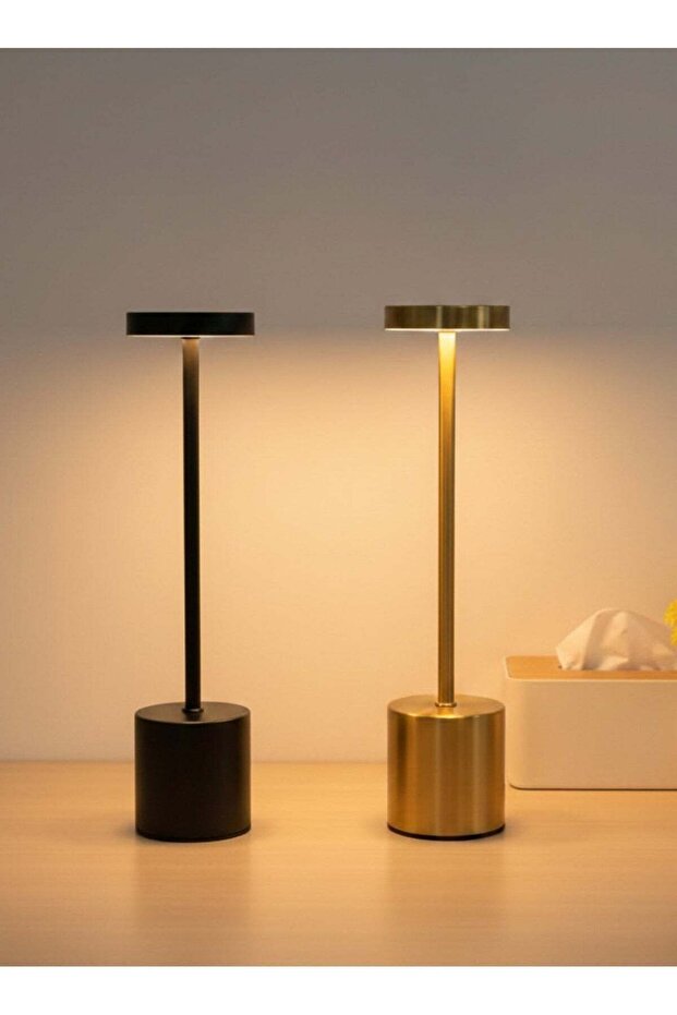 Modern LED Rechargeable Cordless Table Lamp with Touch Sensor, 3 Levels Brightness, USB-C, 3000K