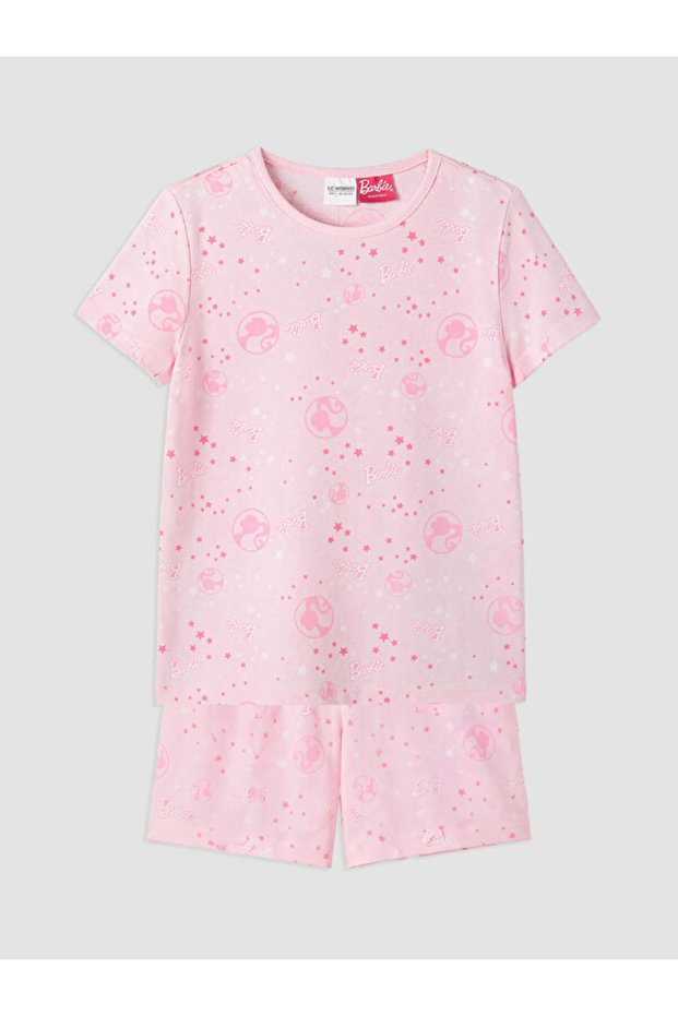I Stylish Dress Princess Doll Seriesprinted Girls' Shorts Pajama Set from Freezen Store