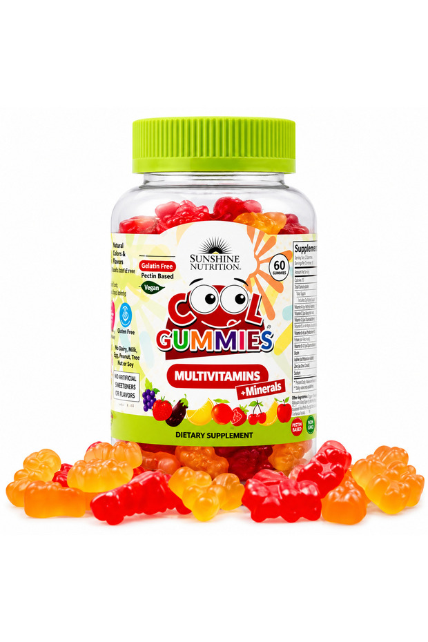 SUNSHINE KIDS OMEGA-3 W/ DHA+EPA GUMMIES 60S