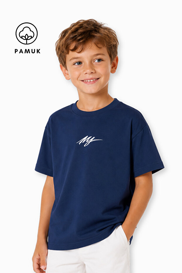 Arma Text Printed Casual Short Sleeve Summer Boy's T-Shirt