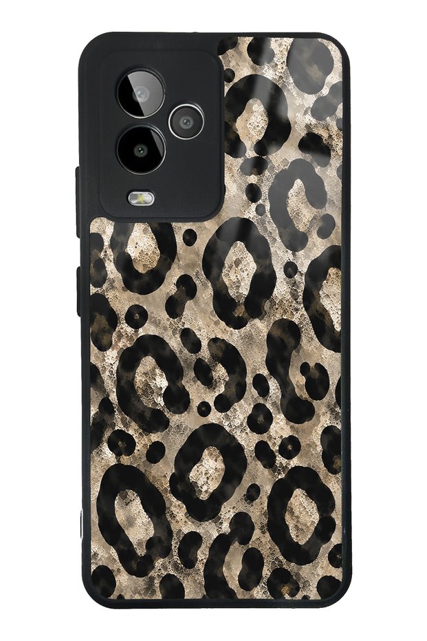 Gm 24 Pro Brown Leopard Design Glossy Phone Case