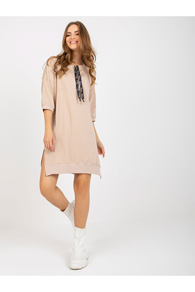 Rochie Dama Bej - 1
