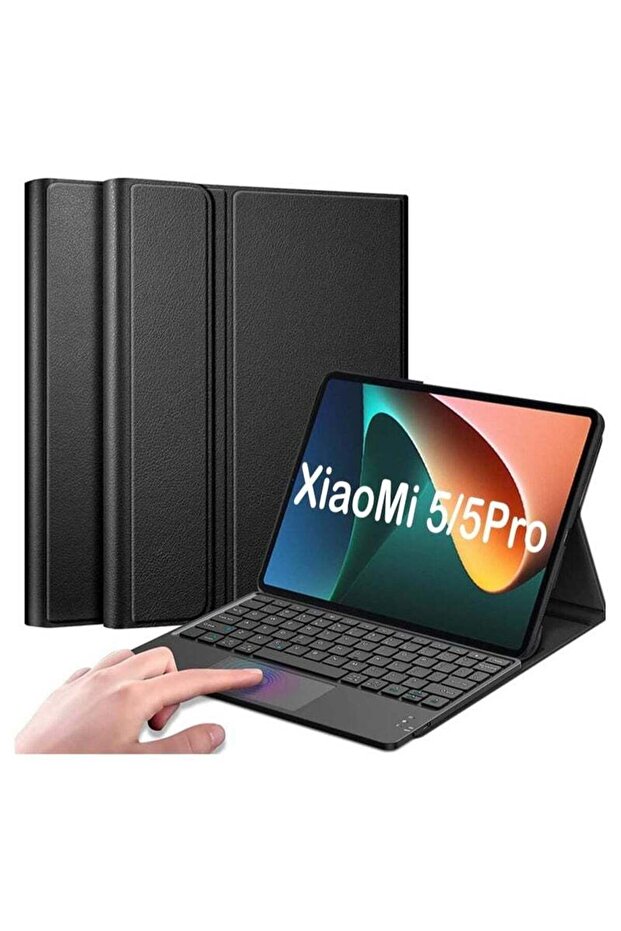 TouchPad Keyboard Case for Xiaomi Mi Pad 5 Pro 11 Inch | Leather Stand Case Cover