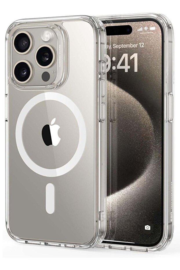 iPhone 15 Pro Max Case, MagSafe Compatible, Military-Grade Protection, Clear