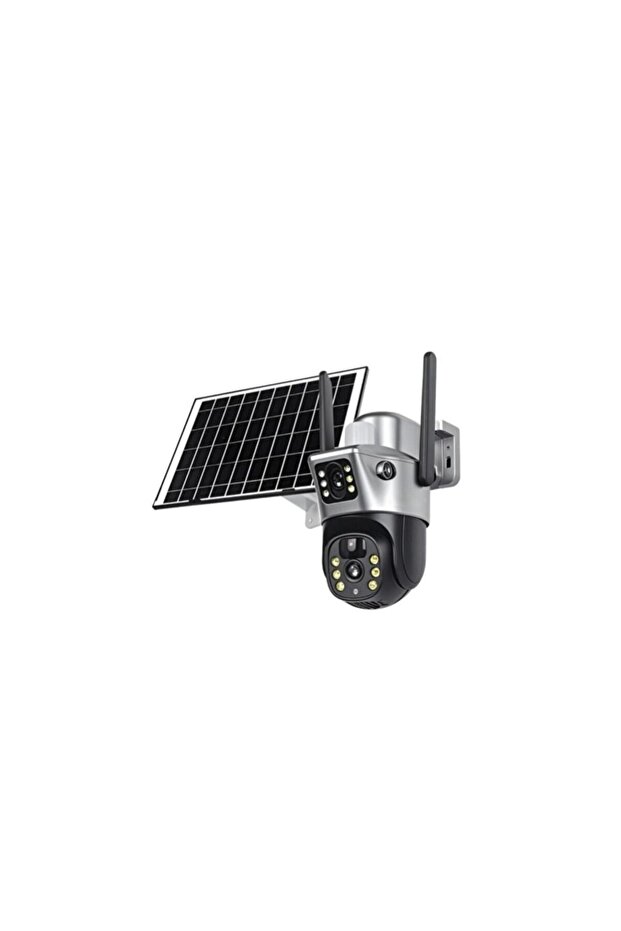 Solar Powered 4G PTZ Security Camera with Night Vision, PIR Detection and Two-Way Audio