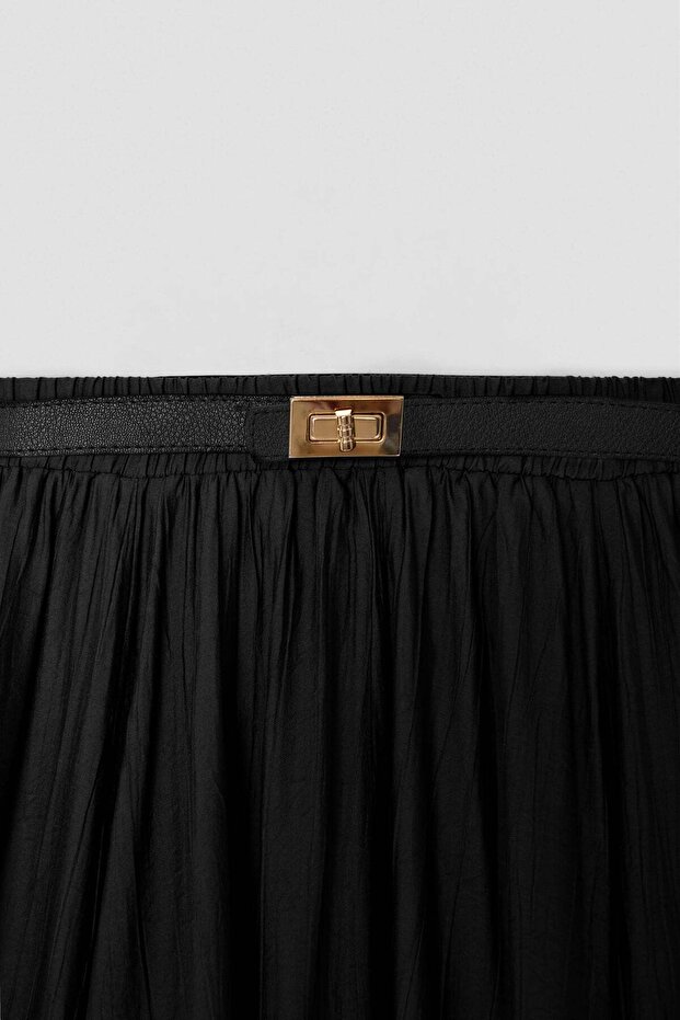 Flared Skirt - Black - 6