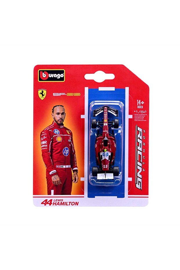 Ferrari SF-25 (2025) #44 Lewis Hamilton, 1:64 Scale