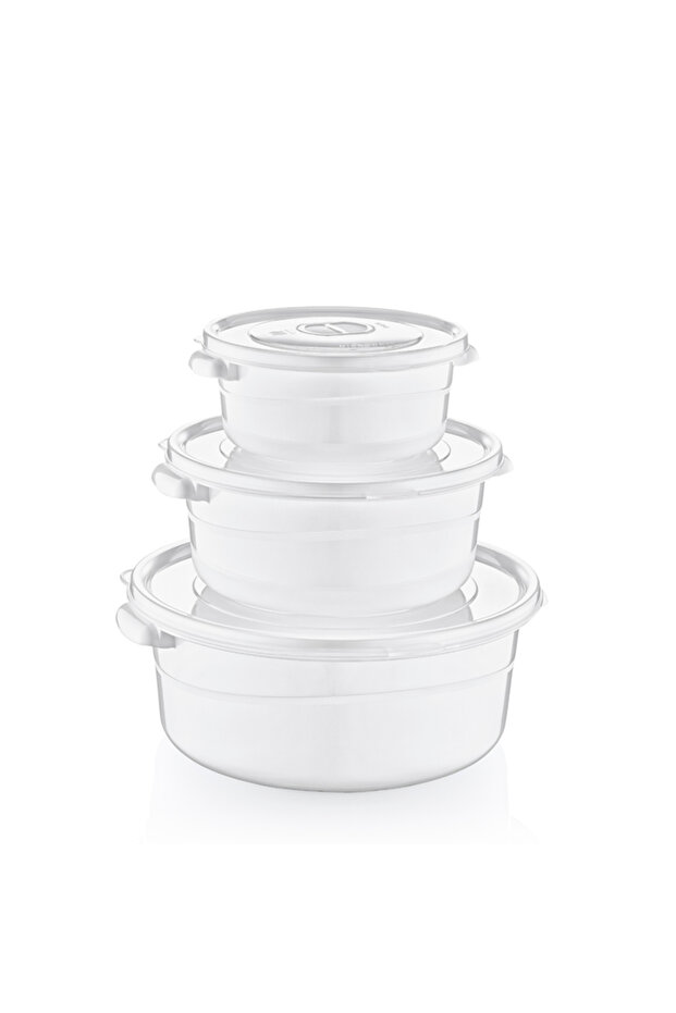 3-Piece Round Microfresh Pots (0.5+1+2 L) 1516