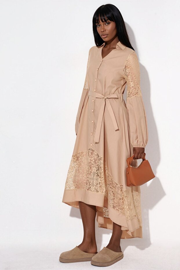 MSN Rochie Midi Petrecută Brodată - 2