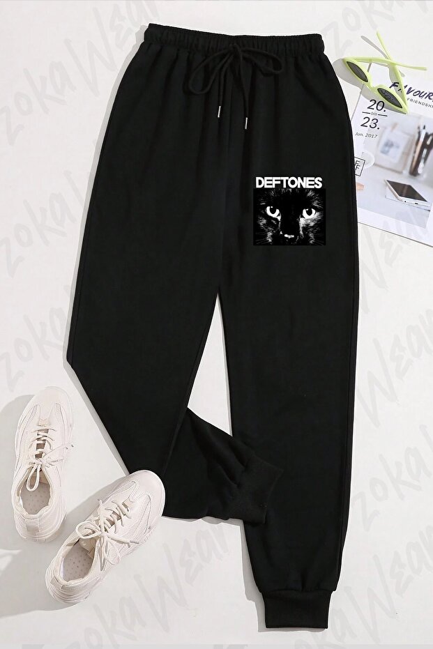 بنطلون رياضي مطبوع من Deftones v9 للجنسين