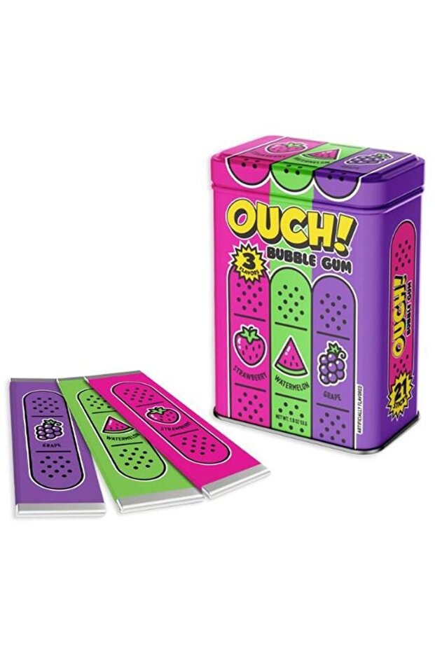 Bubble Gum Assorted Flavours (Strawberry, Watermelon & Grape) 21 Sticks 56g