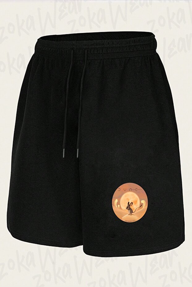 Unisex Dune 4 Painting Design Printed Shorts