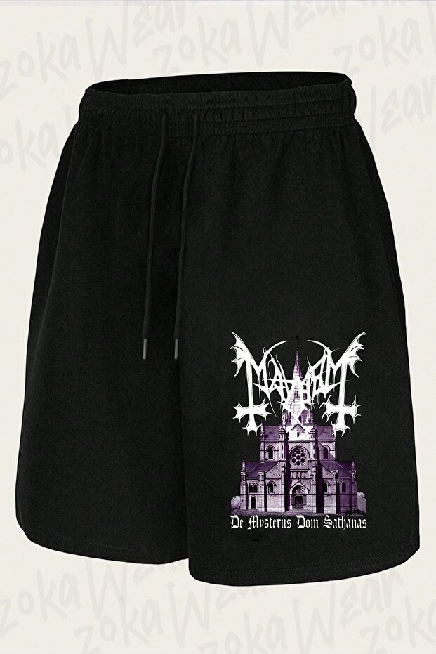 Unisex Mayhem V4 Design Printed Shorts