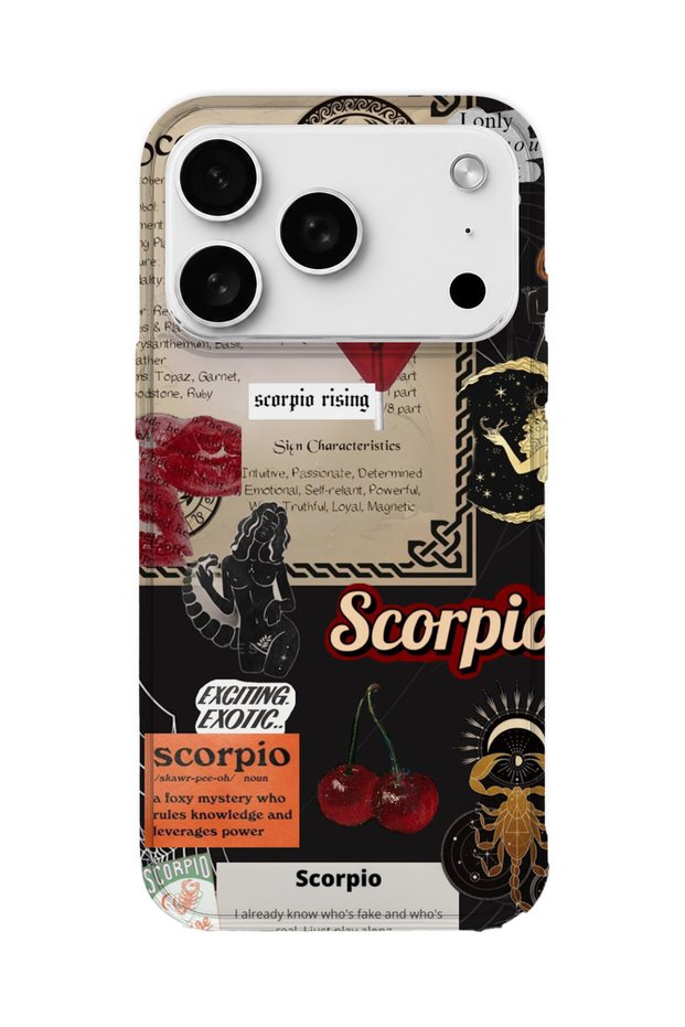 iPhone 17 Pro Max Compatible Printed Transparent Phone Case | Collection: Zodiacmuse Celestia