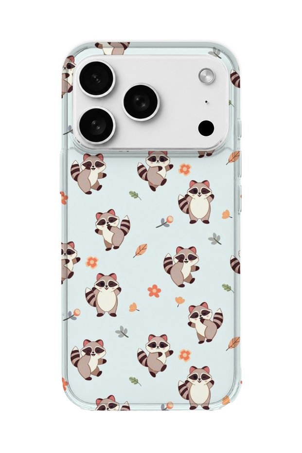 iPhone 17 Pro Max Compatible Printed Transparent Phone Case | Collection: Cute Animals