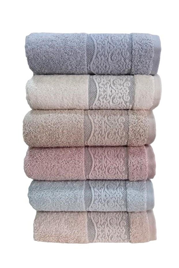 Dray Hilton Hand-Face Towel 50X90Cm Pack of 6