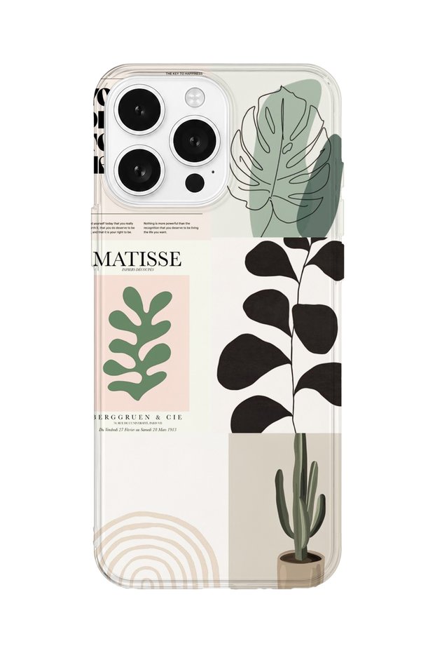 iPhone 16 Pro Max Compatible Printed Transparent Phone Case | Collection: Oneline