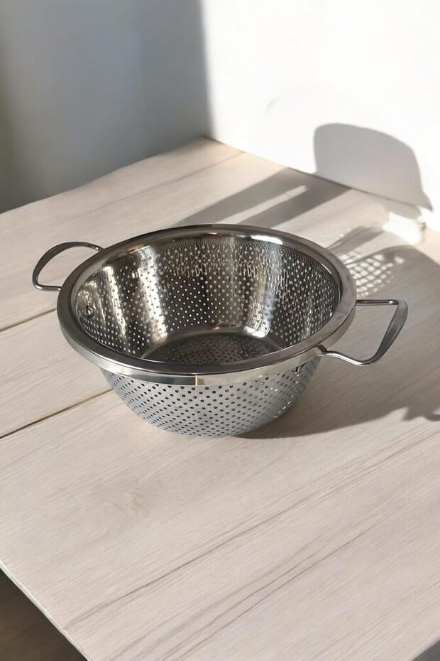Msa Shop Steel Strainer with Handle - Diameter 21.5 Cm, Does Not Rust or Tarnish 931845