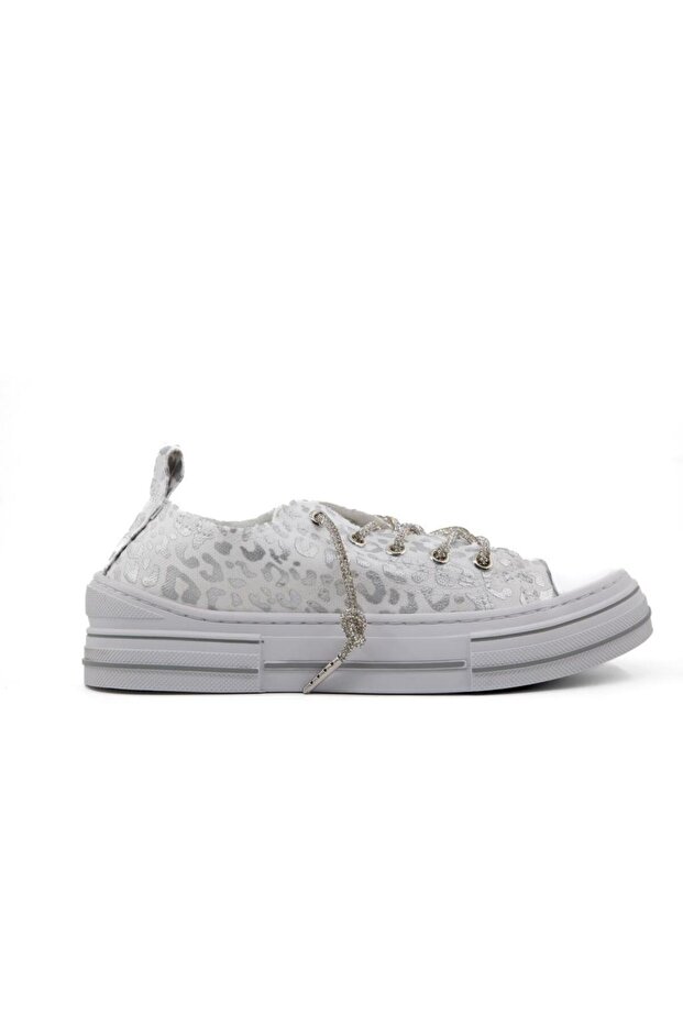 26Y281-3 Silver Women's Sneakers