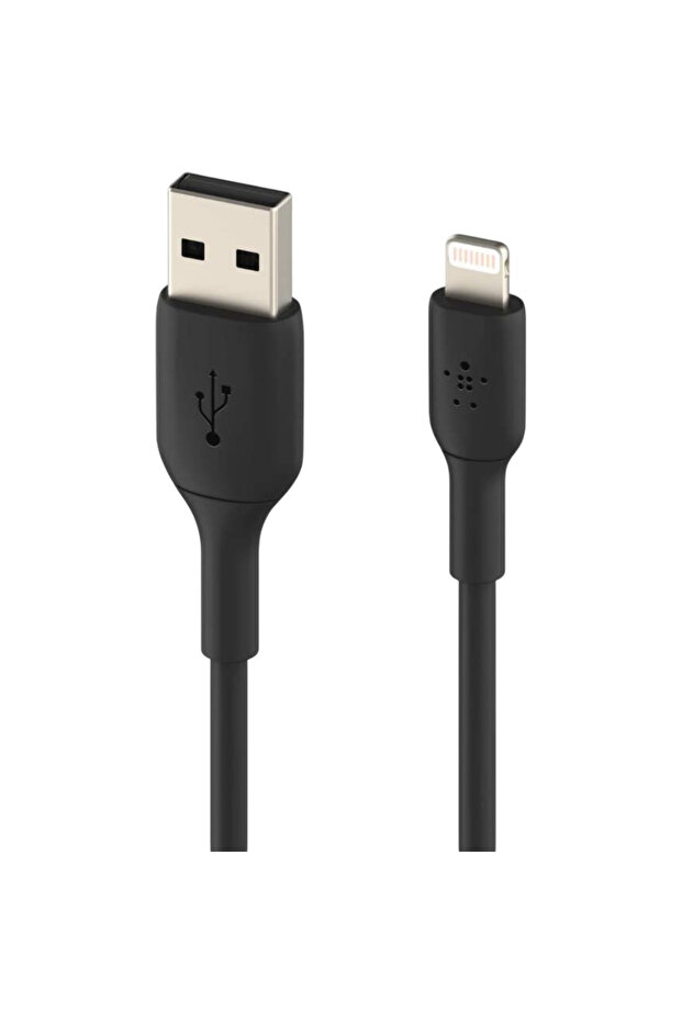 BOOSTCHARGE USB-A TO LIGHTNING CABLE, 1M, BLACK